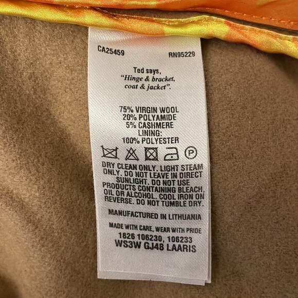 Ted Baker Wool Cashmere Cape Coat New Retails: $349 - Picture 7 of 8